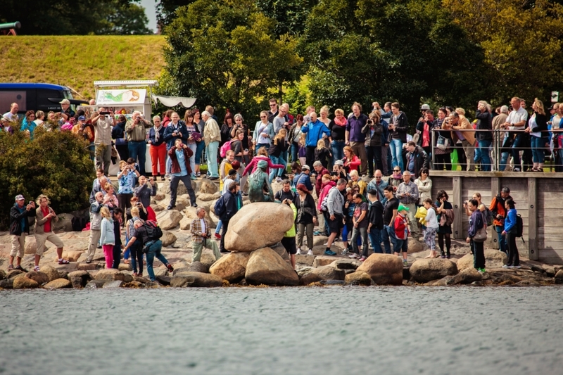 Reality: Little Mermaid statue, Copenhagen | Shutterstock