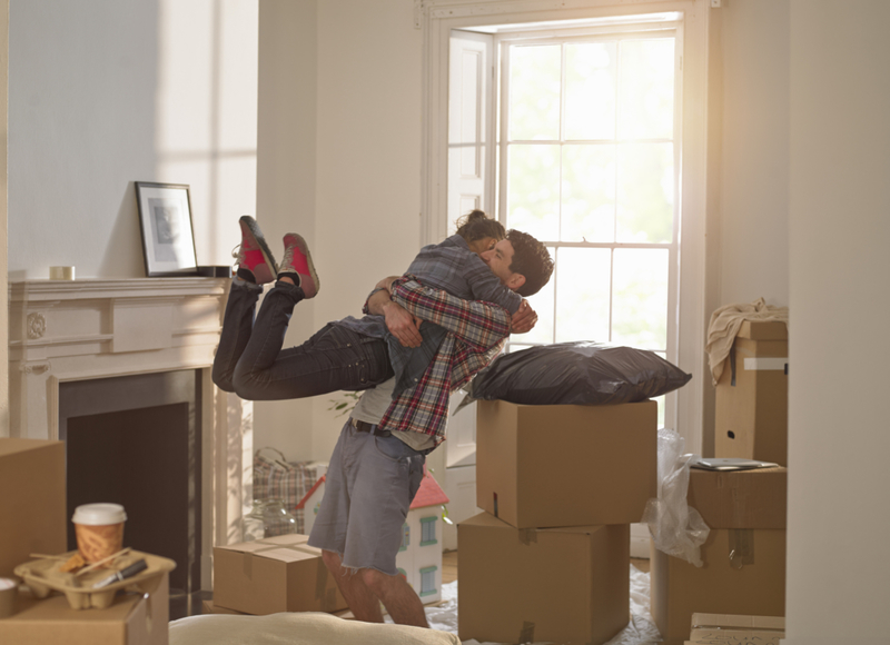 How to Reorganize Your Home Before Your Partner Moves In | Getty Images Photo by 10