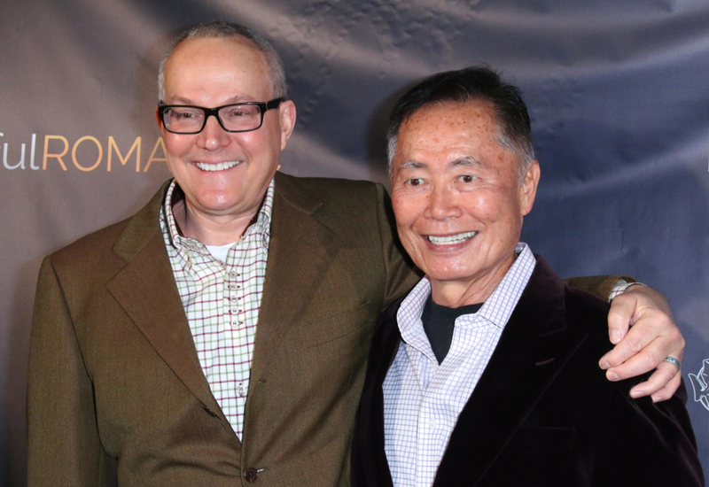 Brad Altman & George Takei - Married Since 2008 | Alamy Stock Photo by WENN Rights Ltd