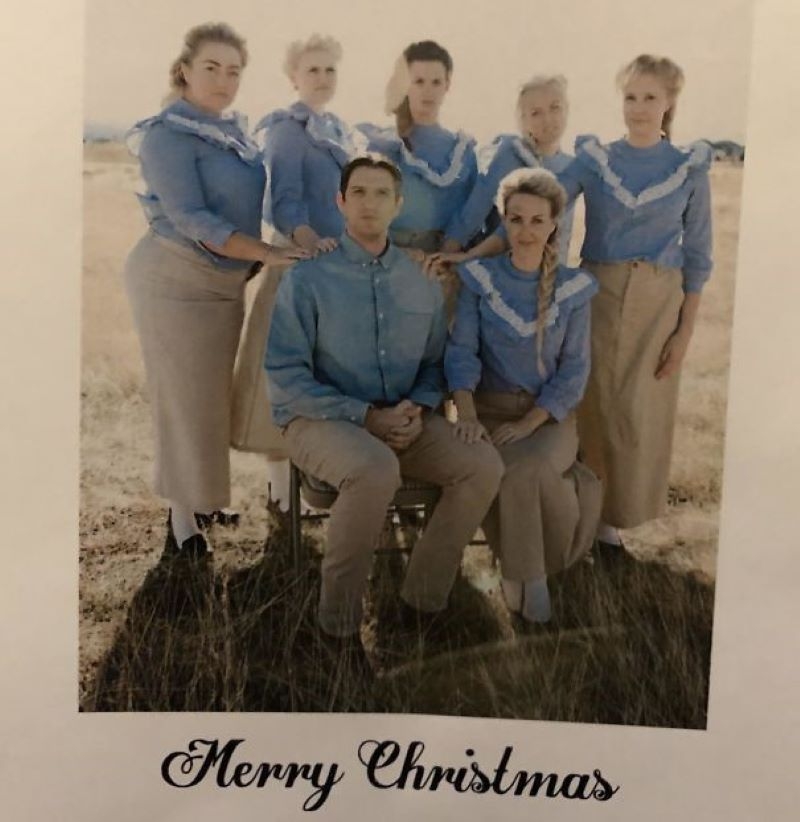 This Man and All His Wives Wish You A Merry Christmas | Reddit.com/CaptainOutstanding