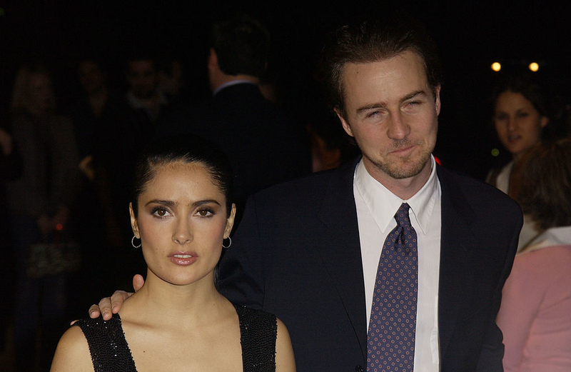 Salma Hayek and Ed Norton | Getty Images Photo by Robert Mora