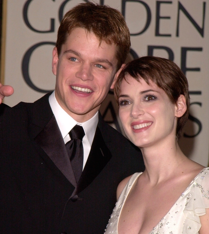 Winona Ryder and Matt Damon | Alamy Stock Photo