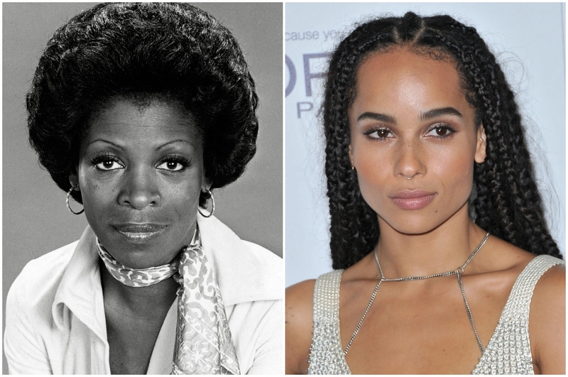 Zoe Kravitz: Granddaughter of Roxie Roker | Alamy Stock Photo