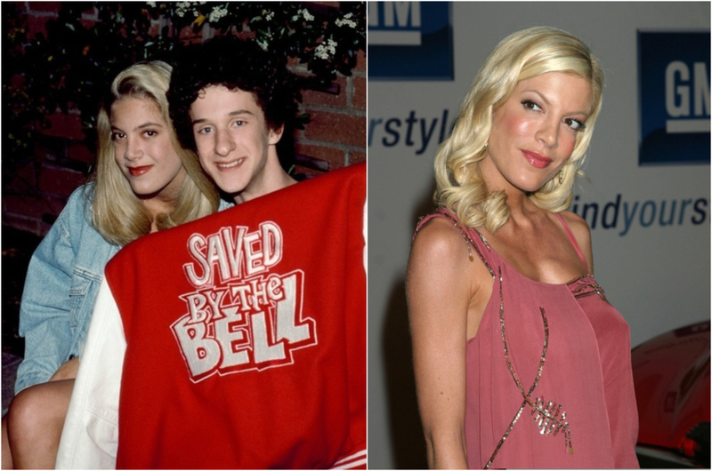 Tori Spelling | MovieStillsDB & Shutterstock