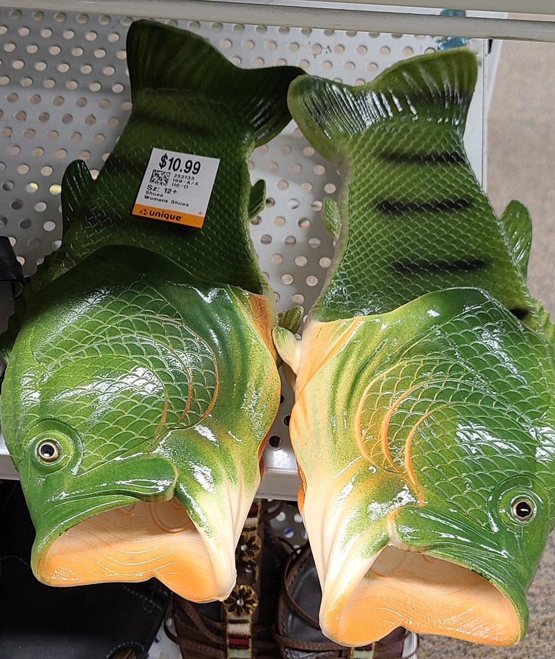 Fish Sandals | Reddit.com/mandabearpiggy