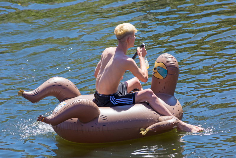 Inflatable Sloth Float | Alamy Stock Photo by Carolyn Jenkins/Alamy Live News