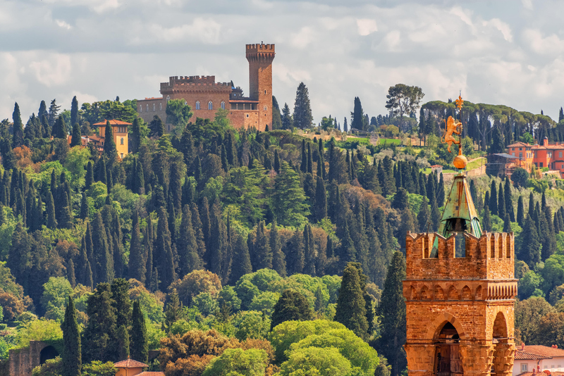 Torre del Gallo — Florence, Italy | Alamy Stock Photo by Brian Kinney