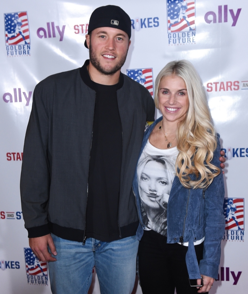 Matthew Stafford & Kelly Stafford | Getty Images Photo by Aaron J. Thornton