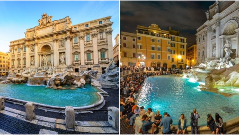 The Trevi Fountain in Rome, Italy | Shutterstock