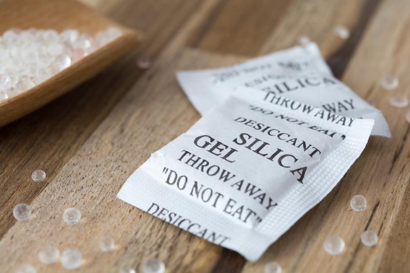 Silica Gel Packets | Shutterstock