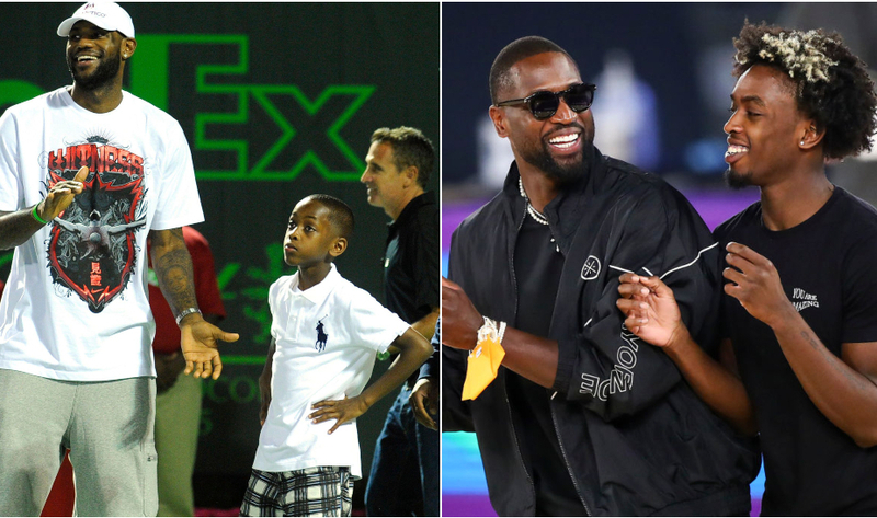 Zaire Blessing Dwyane Wade | Alamy Stock Photo & Getty Images Photo by Meg Oliphant