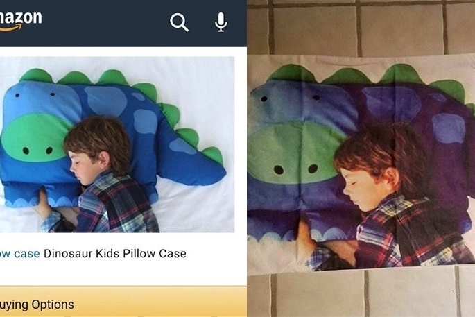 Dinosaur Pillowcase | Imgur.com/m87dGnk